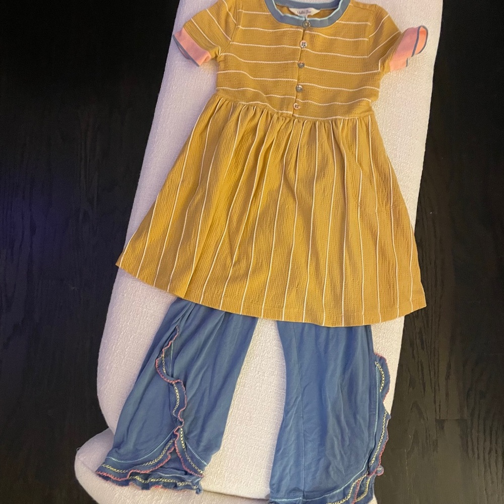 Matilda Jane dress/flowy pants outfit size 6